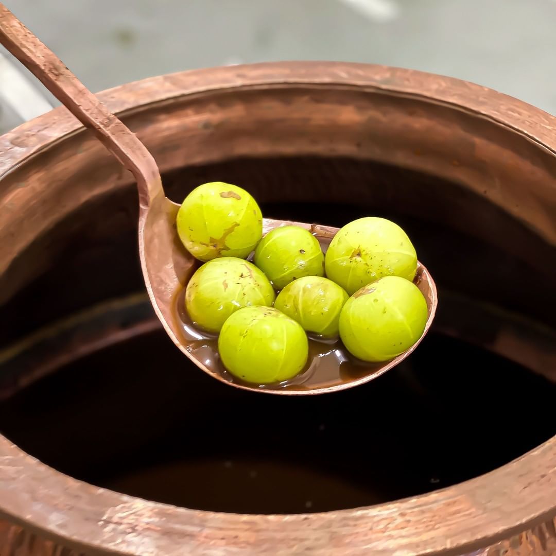 Imagen de la preparación del Champú Amla Volume