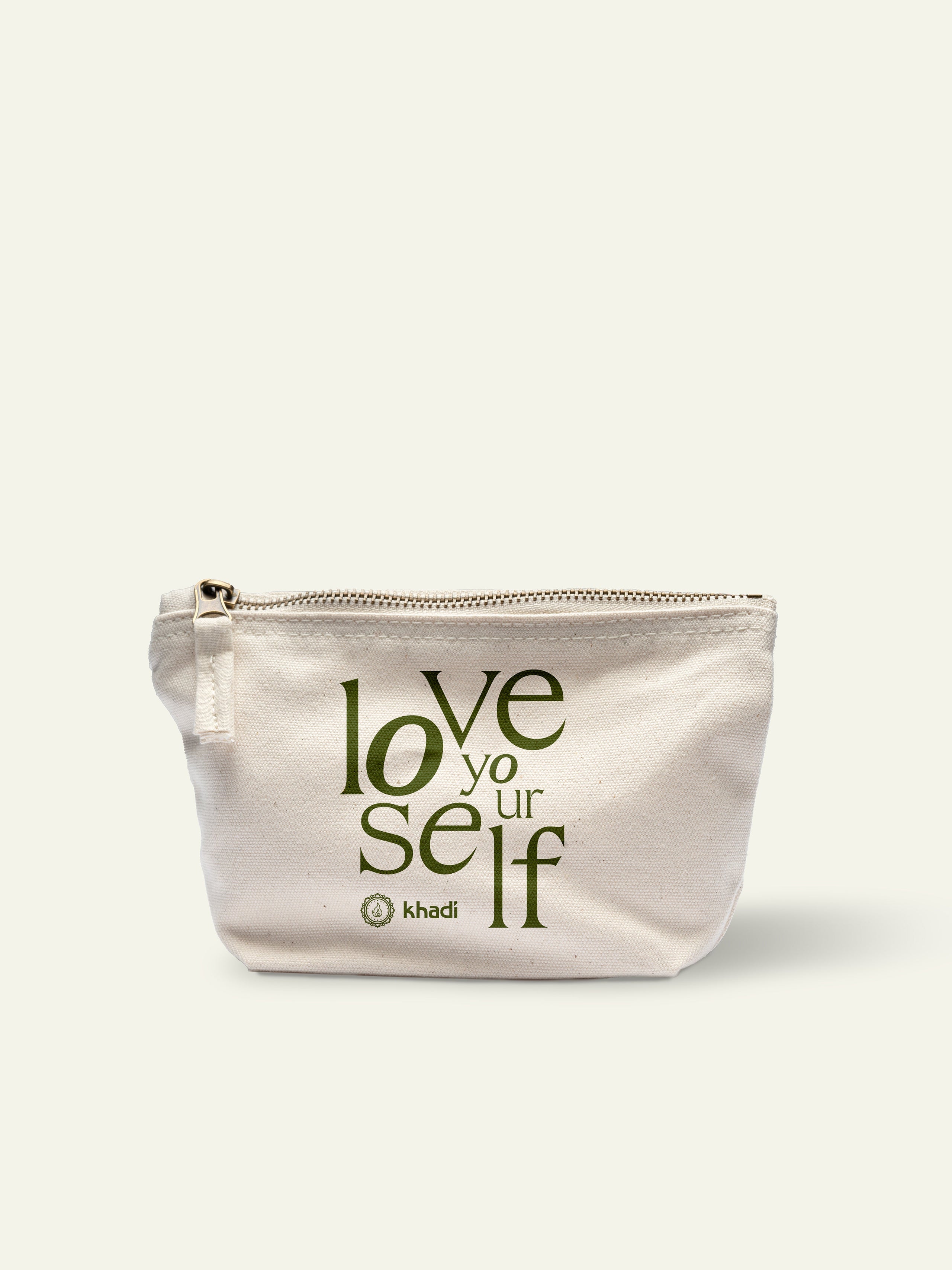 khadi Beauty Pouch "Love Yourself"