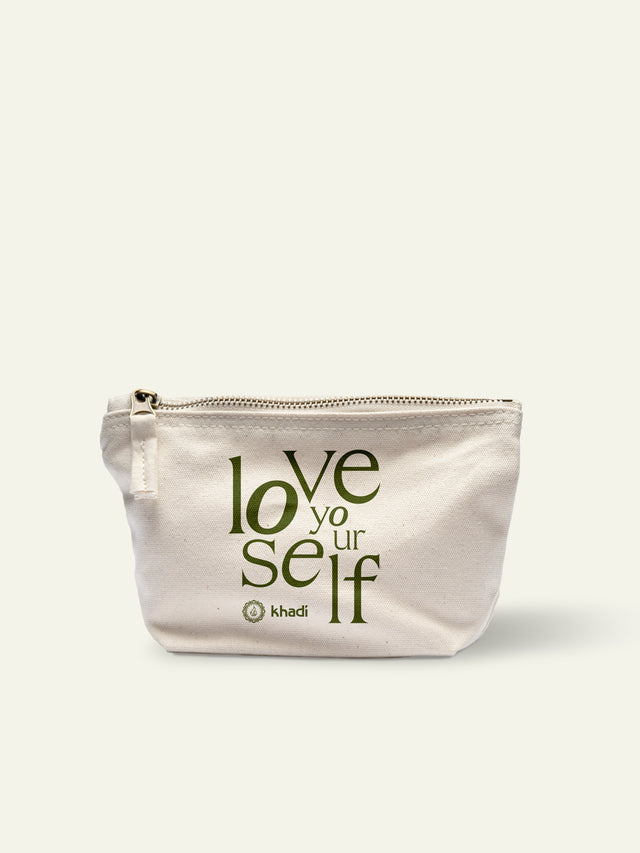 khadi Beauty Pouch "Love Yourself"