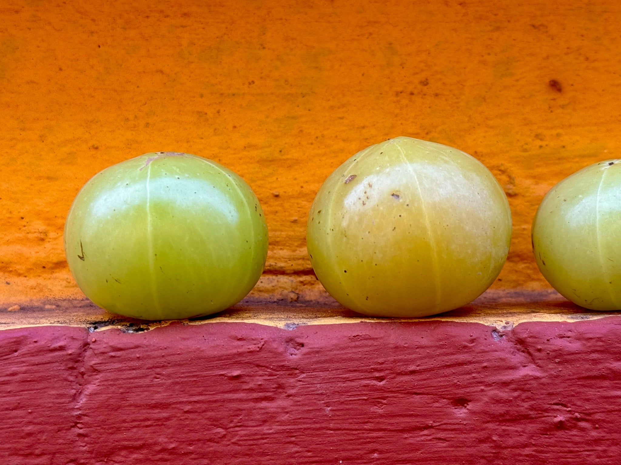 Imagen de la fruta de Amla, presente en la mascarilla capilar The power of Amla
