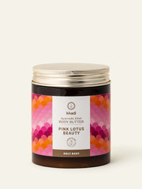 Imagen de frasco de manteca corporal Pink Lotus Beauty.