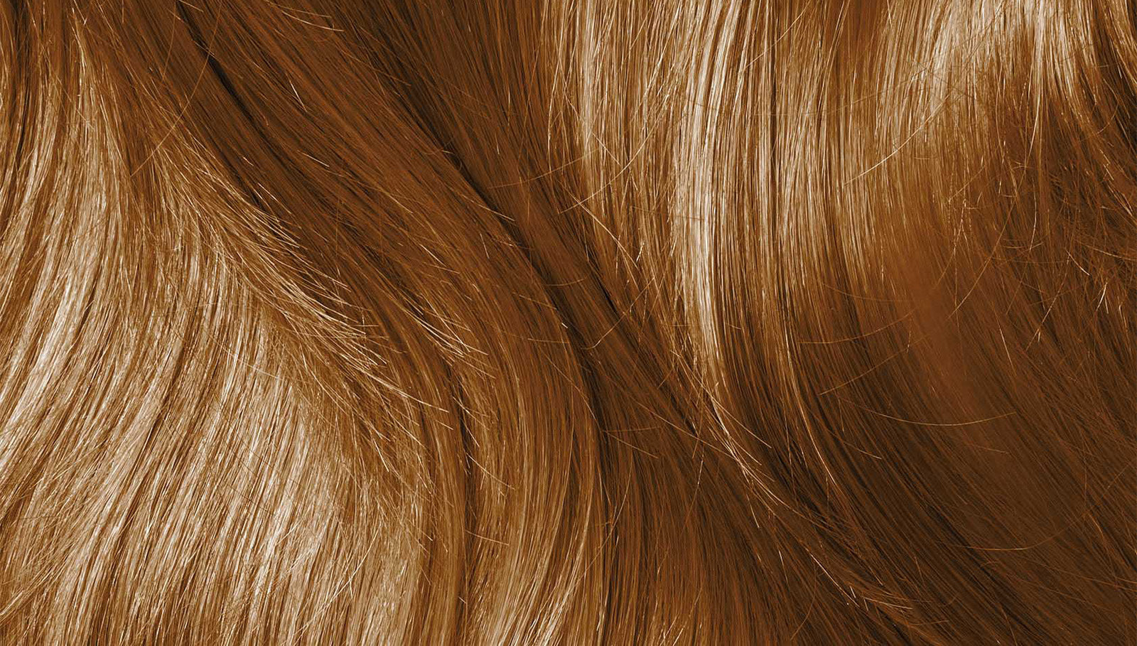 Queraufnahme der goldbraunen Pflanzenhaarfarbe von Khadi