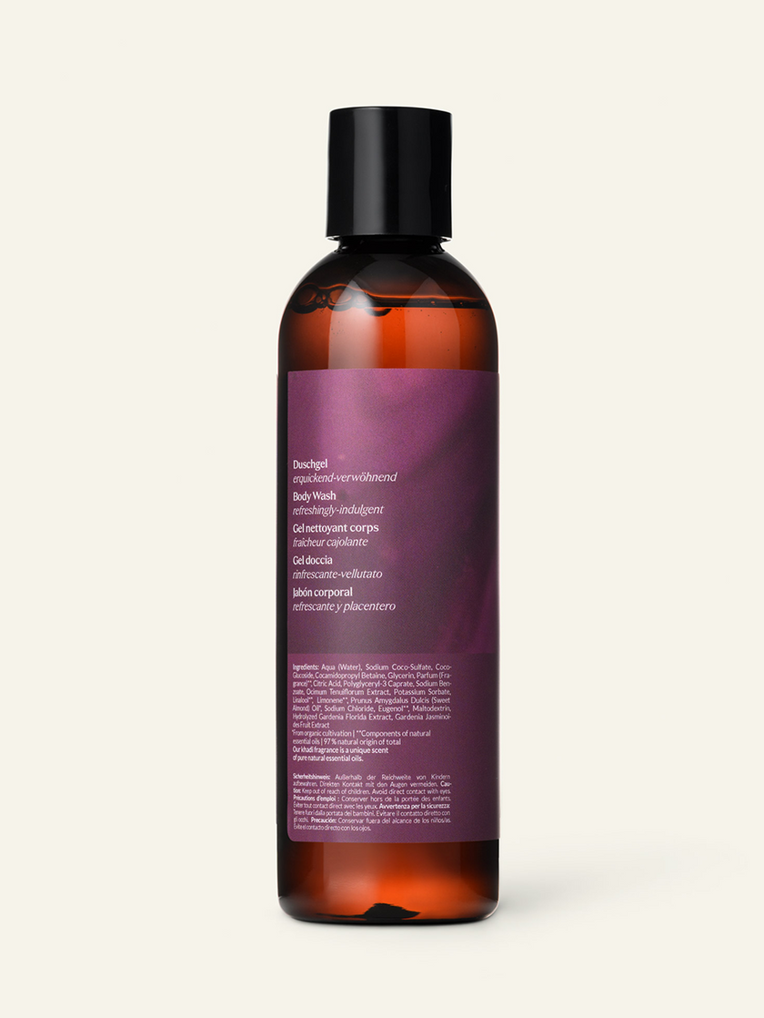khadi Holy Basil Body Wash Rückseite Produktbild