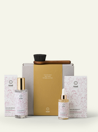 Imagen del set de regalo Trío hidratante Mayura Beauty.