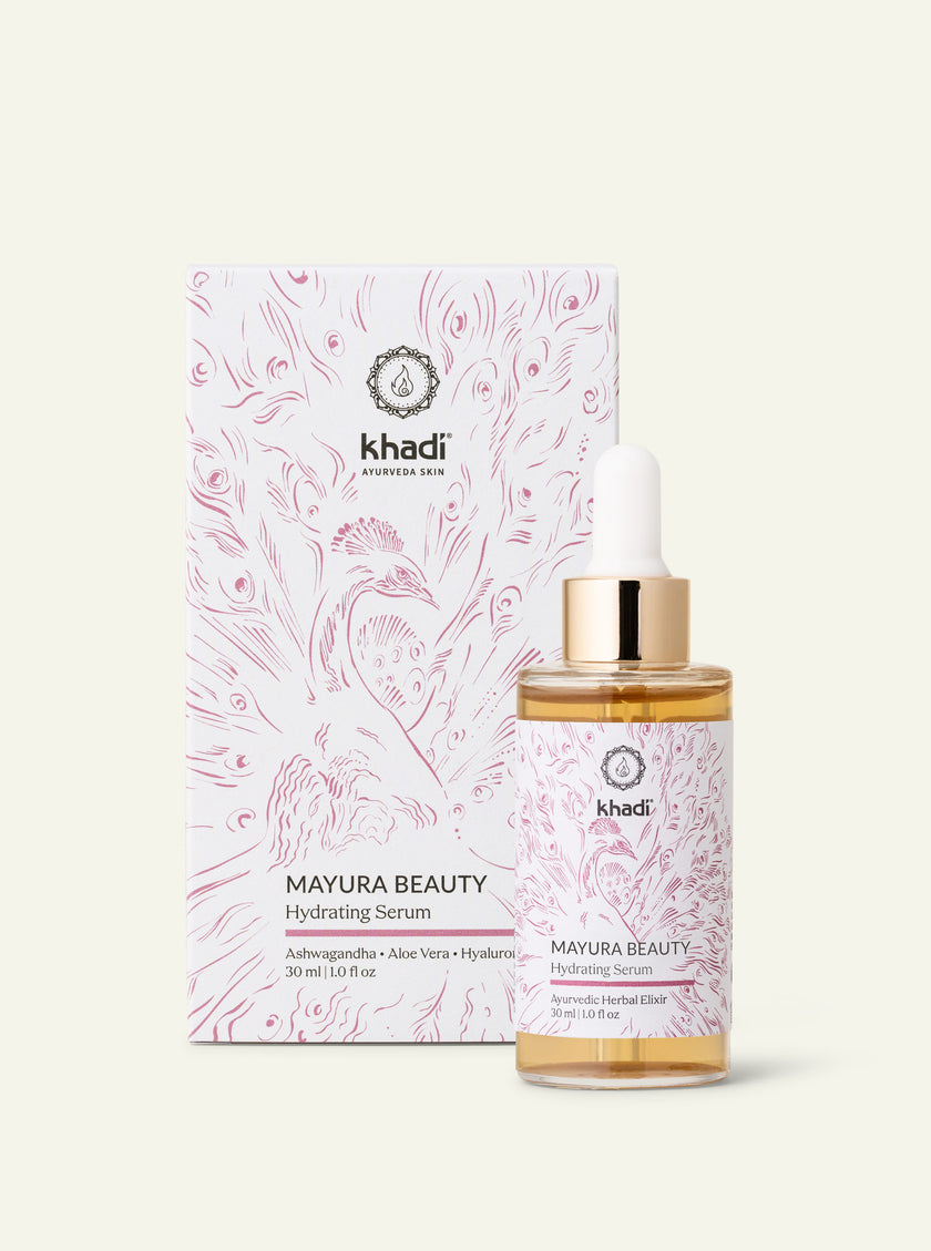 Sérum hidratante Mayura Beauty con empaque
