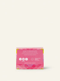Imagen de empaque de mini Aceite corporal Ayurvédico Rose Love, vista trasera.