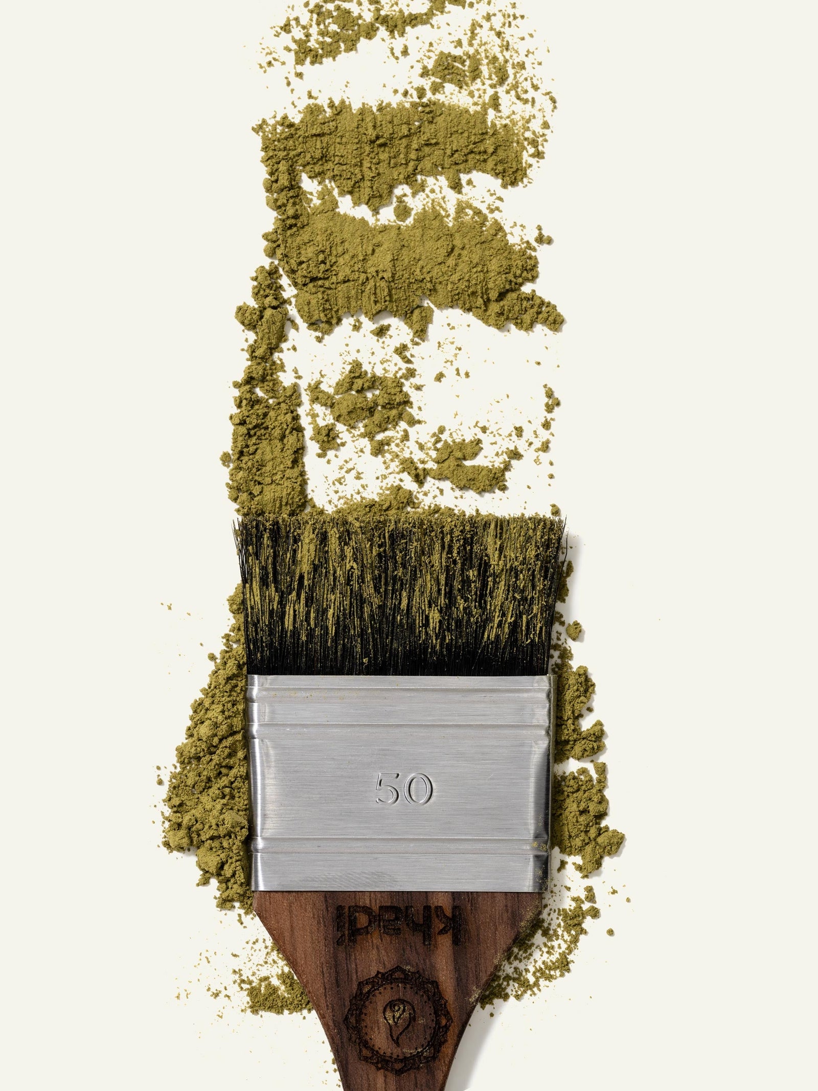Imagen sobre la textura del tinte vegetal khadi