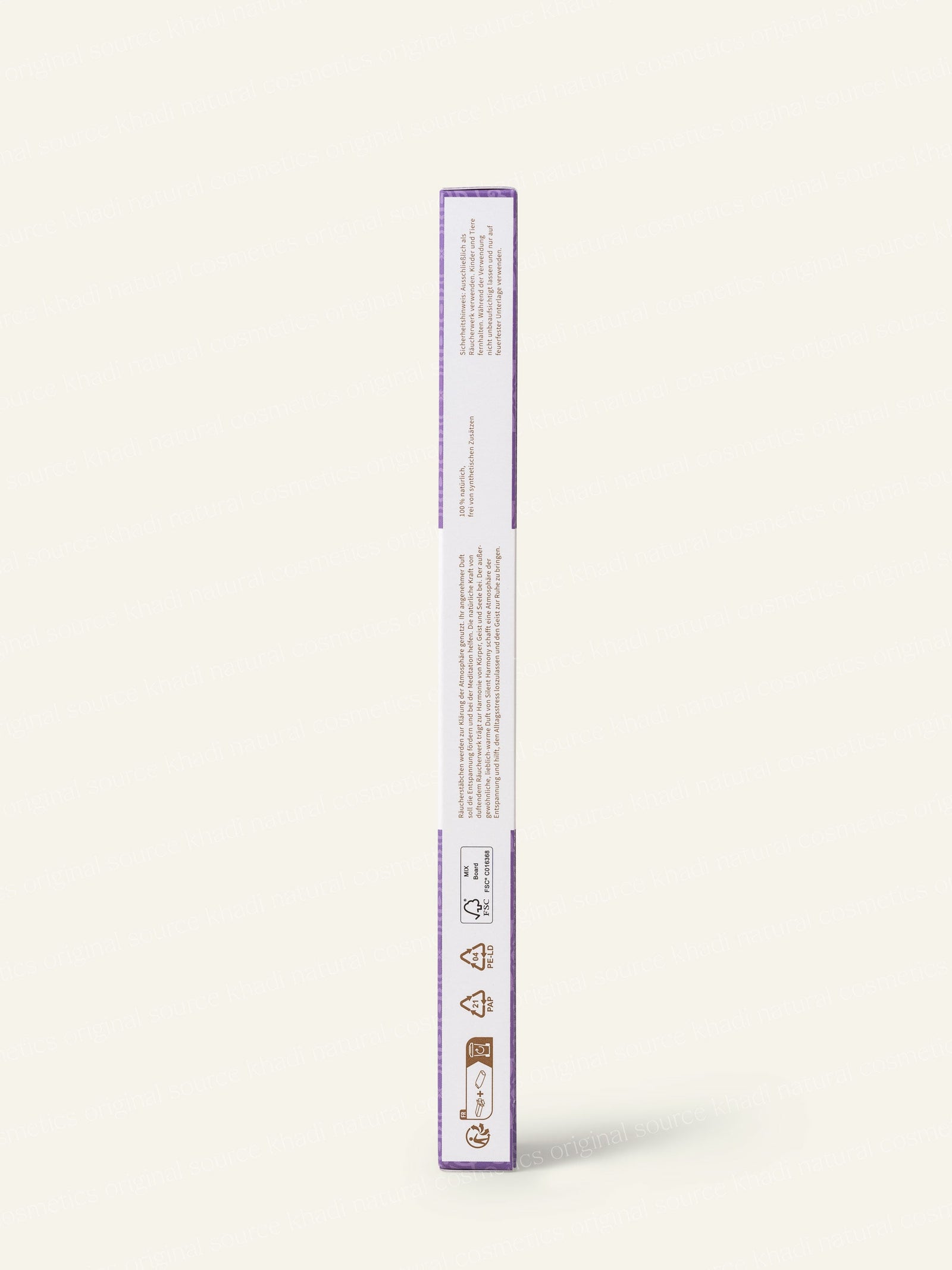 khadi Silent Harmony Räucherstäbchen Seitenansicht Produktbild