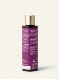 Botella de champú khadi Lavender sensitive, vista trasera