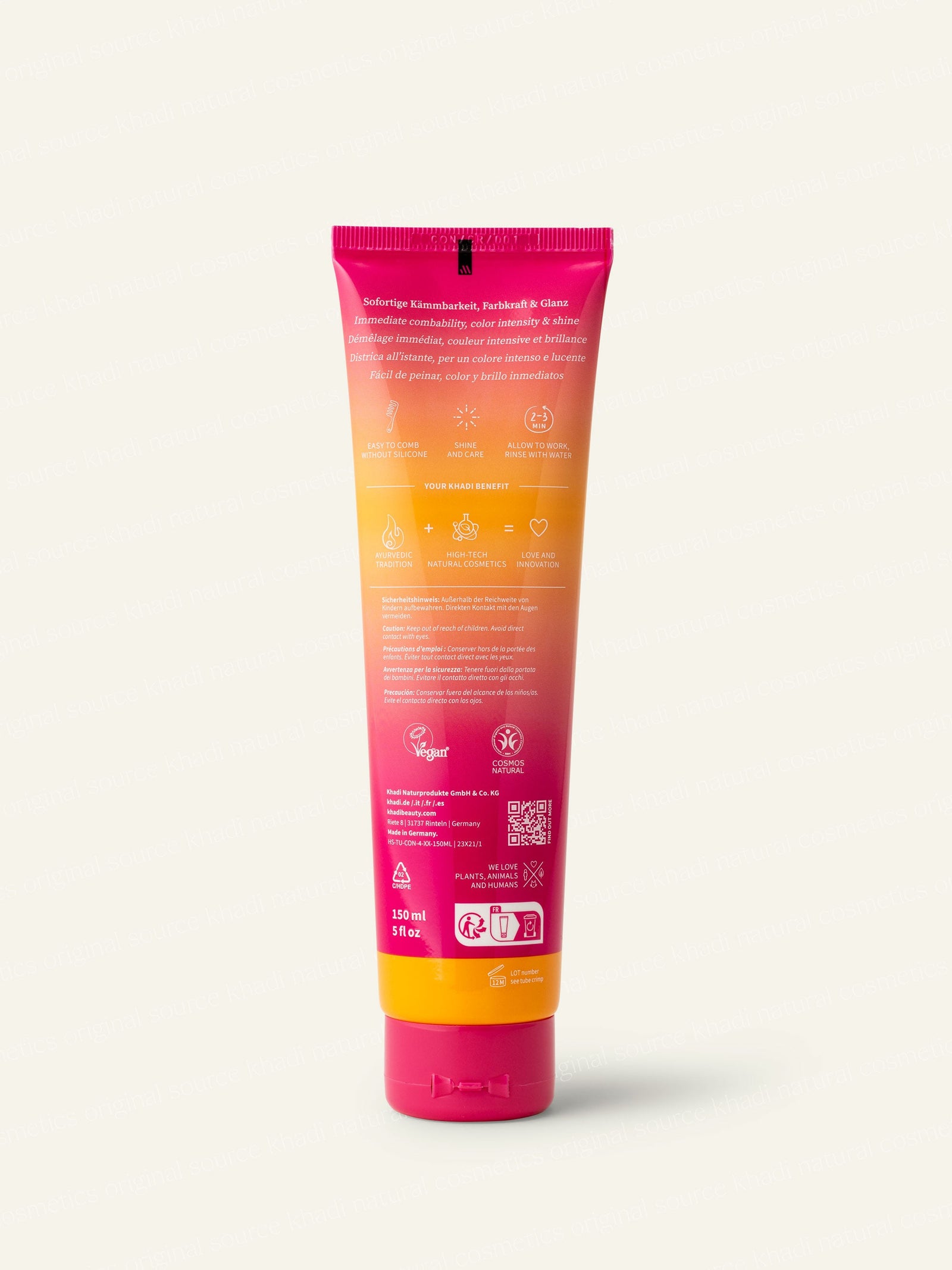 Acondicionador Color finish, vista trasera