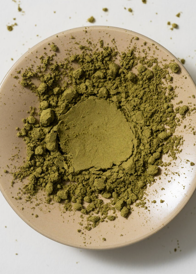 Tinte vegetal khadi Henna, Amla y Jatropha. Vista frontal del envase.