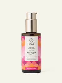 Imagen de frasco de Aceite Corporal Ayurvédico Pink Lotus Beauty.