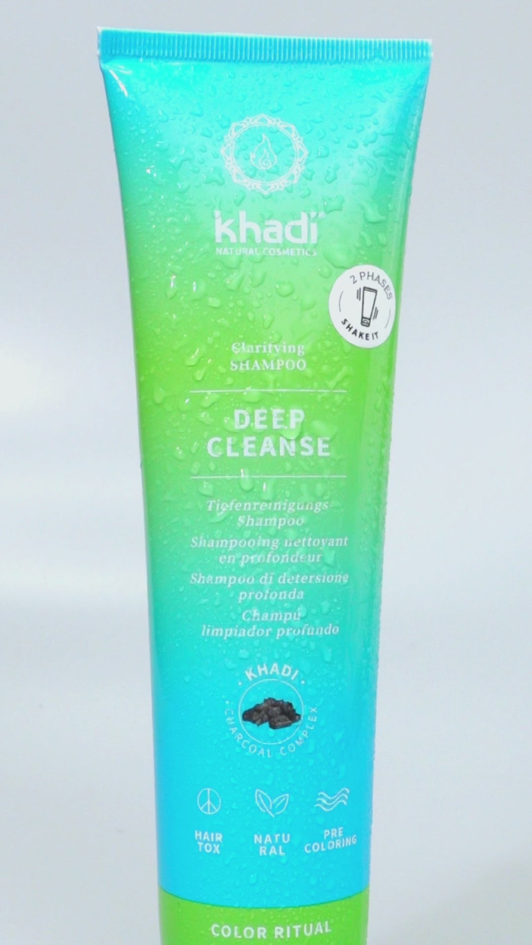 Video demonstrativo del champú Deep Cleanse khadi