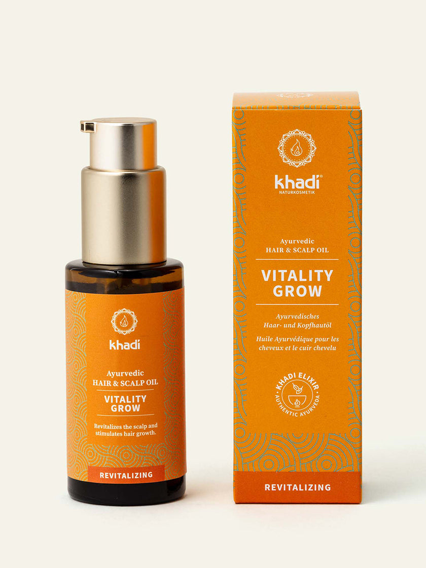 Aceite capilar Vitality Grow con empaque